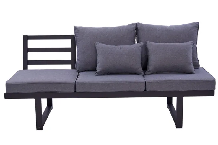 Garden FLAIR Gartensofa LINA anthrazit /grau