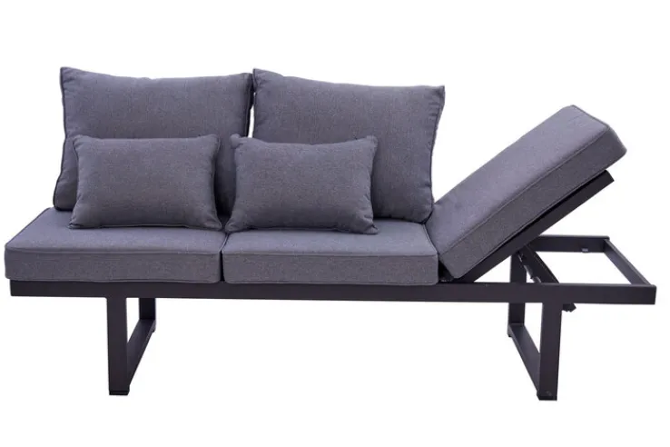 Garden FLAIR Gartensofa LINA anthrazit /grau