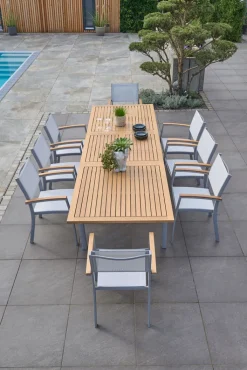 Garden FLAIR Gartentisch SALZBURG 214-300 x 100 cm