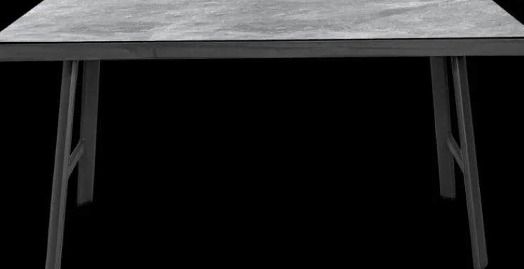 Garden FLAIR Gartentisch LUNA A 160 x 90 cm anthrazit /steingrau