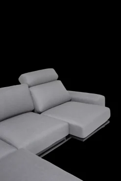 Garden FLAIR Living Gartenlounge RUNE 3-tlg schwarz /grau