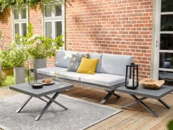 Garden FLAIR Loungetisch Set Outdoor RIO 2-teilig anthrazit