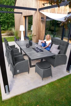 Garden FLAIR Positionsstuhl Garten LIANA N graumix