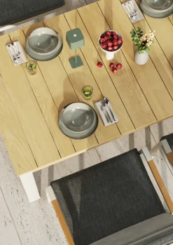 Garden FLAIR Positionsstuhl Garten LANA 2er Set taupe /grau