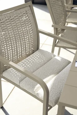 Garden FLAIR Stapelstuhl Garten ROEN 2er Set champagner /taupe