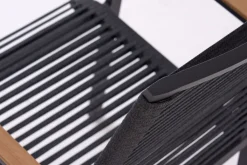 Garden FLAIR Stapelstuhl Garten LEIF schwarz /Rope