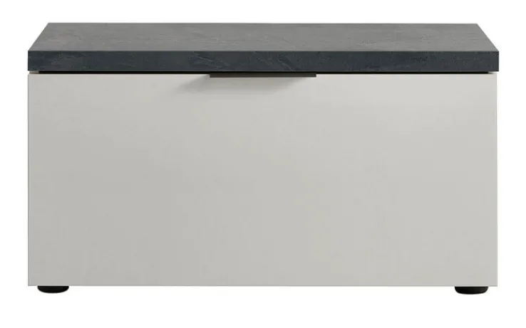 Garderobenbank REPORT 80 x 42 cm weiß Hochglanz lackiert