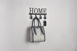 Garderobenhaken NICI 25 x 13 cm schwarz