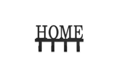 Garderobenhaken NICI 25 x 13 cm schwarz