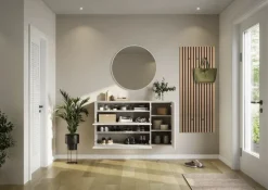 Garderobenleiste GRACE 50 x 125 cm braun