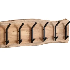 Garderobenpaneel 100 x 29 cm Akazienholz massiv