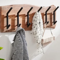 Garderobenpaneel 100 x 29 cm Akazienholz massiv