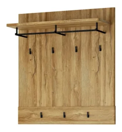 QUARTIER Garderobenpaneel CORTINA 93 x 110 cm Eiche braun