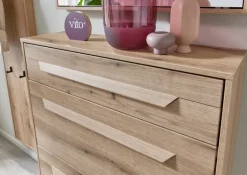 Garderobenpaneel PERADO 44 x 180 cm braun-Eiche Evoke Dekor