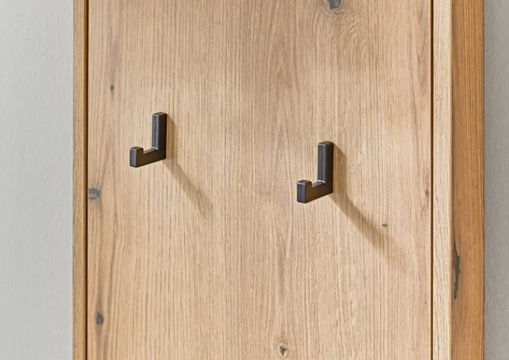 Garderobenpaneel PERADO 44 x 180 cm braun-Eiche Evoke Dekor
