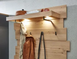 Garderobenpaneel SEDEO 120 x 125 cm Artisan Eiche-Dekor