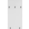 Garderobenpaneel VERONA 40 x 170 cm weiß Lack Dekor