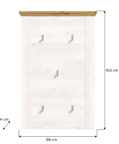 Garderobenpaneel VERONA Sibiu Lärche / Artisan Eiche NB