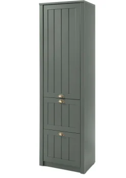 Garderobenschrank ASCOT 60 x 204 cm grün/goldfarbig