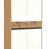Garderobenschrank KASTINA Eiche Bianco/ Lack weiß
