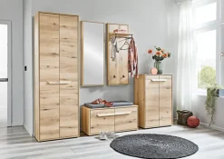 Garderobenschrank PERADO 64 x 197 cm braun - Eiche Evoke Dekor