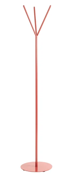 Garderobenständer 35 x 173 cm rot