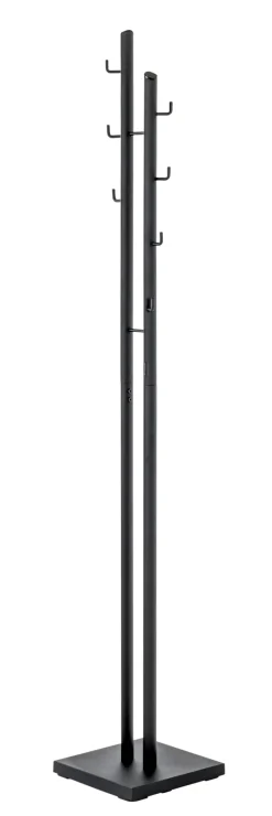 Garderobenständer 29 x 176 cm schwarz