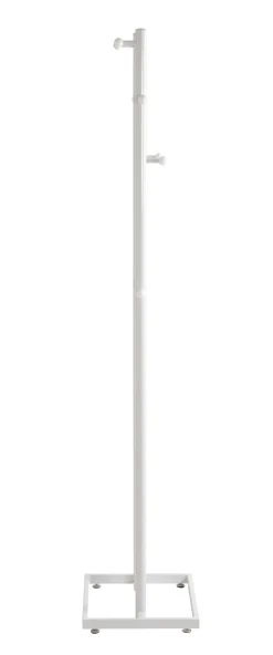 Garderobenständer 45 x 175 x 34 cm Metall weiß