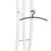 Garderobenständer BENNO 35 x 180 x 35 cm Chrom weiß