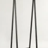 Garderobenständer WALTER 42 x 53 x 162 cm Metall schwarz