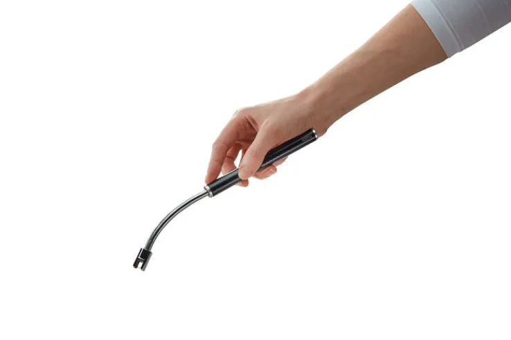 GEFU Feuerzeug IGNITO schwarz/ silberfarbig