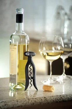 GEFU Korkenzieher MOLTOVINO schwarz/silberfarbig