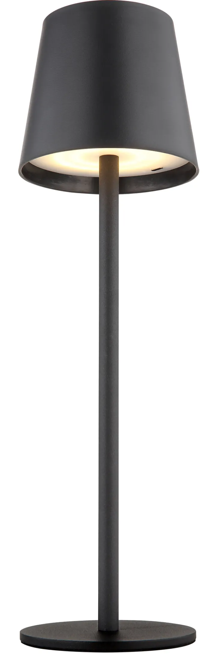 GLOBO Akku LED Tischlampe VANNIE schwarz