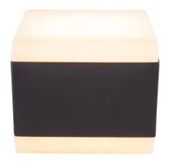 GLOBO LED Außenwandleuchte SLICE 11x9 cm anthrazit