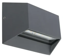 GLOBO LED Außenwandleuchte HONNA 14,8 cm anthrazit