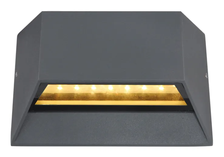 GLOBO LED Außenwandleuchte HONNA 14,8 cm anthrazit