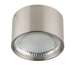 GLOBO LED Deckenlampe Ø 11 SERENA Nickelfarbig/satiniertes Glas