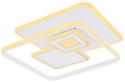 GLOBO LED Deckenlampe RODERICK 50 x 50 cm weiß