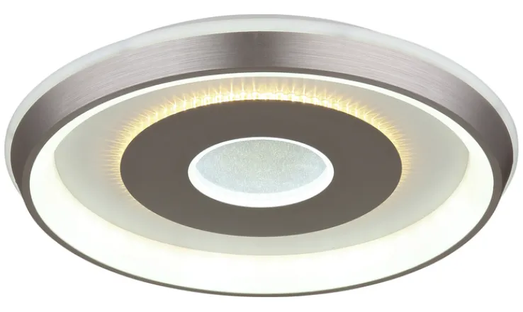 GLOBO LED Deckenlampe WILLIAMSON 49 cm champagnerfarbig