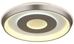 GLOBO LED Deckenlampe WILLIAMSON 49 cm champagnerfarbig