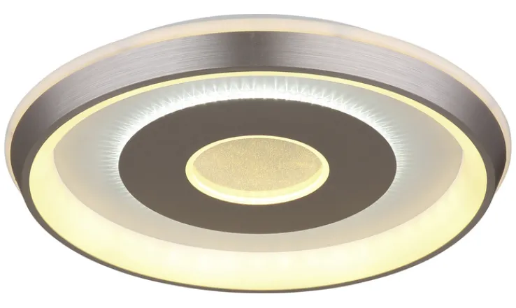 GLOBO LED Deckenlampe WILLIAMSON 49 cm champagnerfarbig