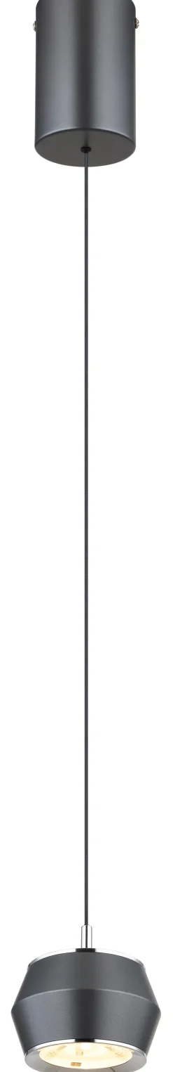 GLOBO LED Pendeleuchte MARTHY 10 cm grau