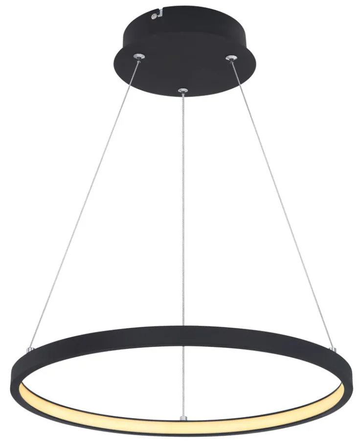 GLOBO LED Pendellampe RALPH 38,5 cm schwarz