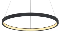 GLOBO LED Pendellampe RALPH 38,5 cm schwarz