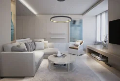 GLOBO LED Pendellampe RALPH 38,5 cm schwarz