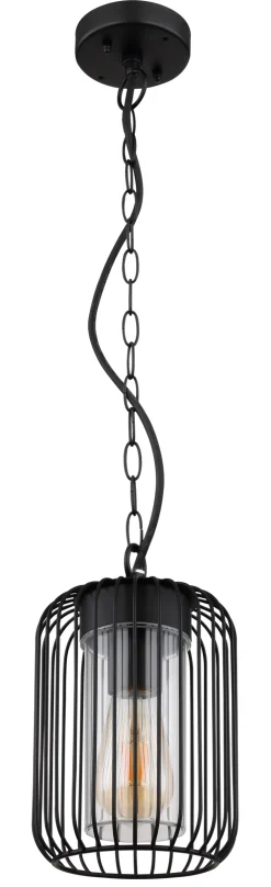 GLOBO LED Retrofit Außenhängeleuchte NINA schwarz