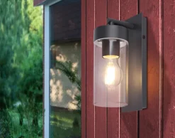 GLOBO LED Retrofit Außenwandleuchte VESSA anthrazit