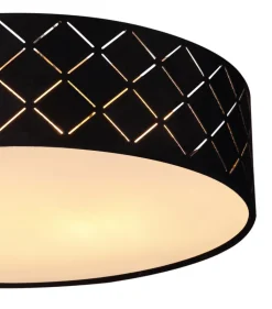 GLOBO LED Retrofit Deckenlampe VARIOS 38 cm schwarz