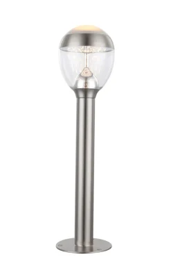 GLOBO LED Wegeleuchte CALLISTO 59 cm Edelstahl