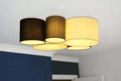 GLOBO Retrofit LED Deckenlampe MAKKI 90 x 76 cm